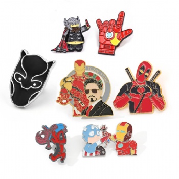 Enamel Pins Marvel Cartoon Pin Badges