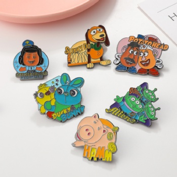 Toy Story Cartoon Lapel Pin Metal Pin Badge