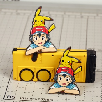 Pokemon Hard Enamel Pins with Silk Screen Printing