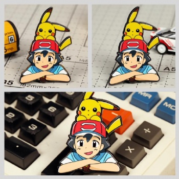 Pokemon Hard Enamel Pins with Silk Screen Printing