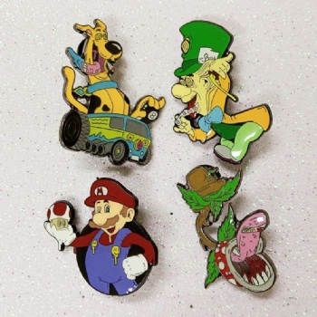 High Quality Metal Cartoon Anime Enamel Pins