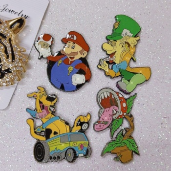 High Quality Metal Cartoon Anime Enamel Pins