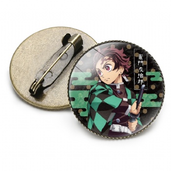 Demon Slayer Offset Printed Metal Pins Badges