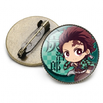 Demon Slayer Offset Printed Metal Pins Badges
