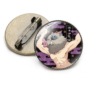 Demon Slayer Offset Printed Metal Pins Badges