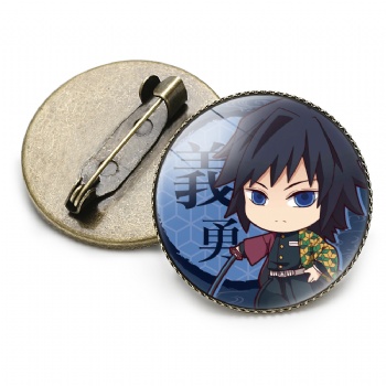 Demon Slayer Offset Printed Metal Pins Badges