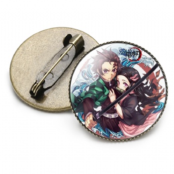 Demon Slayer Offset Printed Metal Pins Badges
