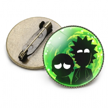 Rick and Morty Offset Printed Lapel Pins