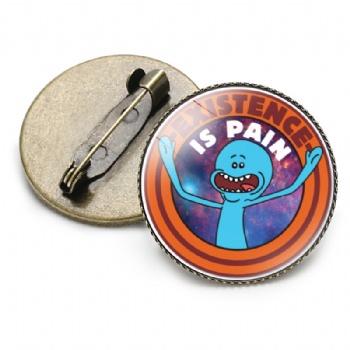 Rick and Morty Offset Printed Lapel Pins