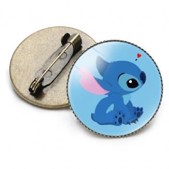 Stitch Cartoon Offset Printed Lapel Pins
