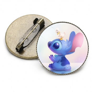 Stitch Cartoon Offset Printed Lapel Pins