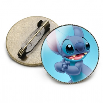 Stitch Cartoon Offset Printed Lapel Pins
