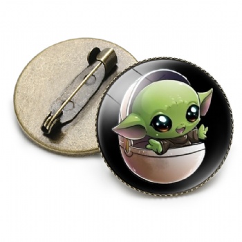 Baby Yoda Cute Pins Offset Printed Pin Badge