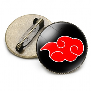 Japan NARUTO Metal Pins Offset Printing Anime Pins