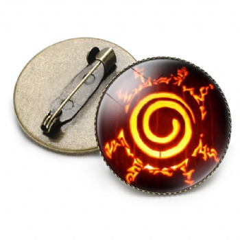 Japan NARUTO Metal Pins Offset Printing Anime Pins