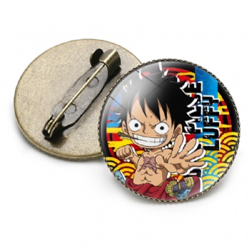One Piece Cartoon Pins Offset Printing Lapel Pin