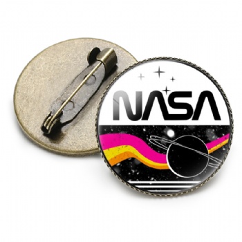 NASA Metal Pins Offset Printing Lapel Pin Custom