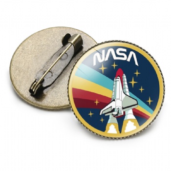 NASA Metal Pins Offset Printing Custom Lapel Pin