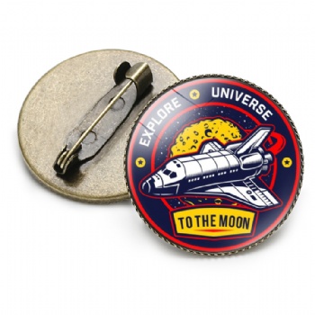 NASA Metal Pins Offset Printing Custom Lapel Pin