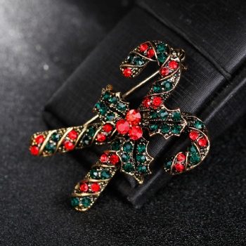 Christmas Cane Fashion Jewelry Brooches