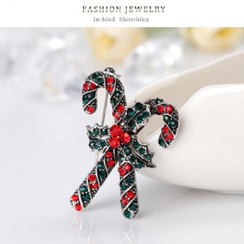 Christmas Cane Fashion Jewelry Brooches