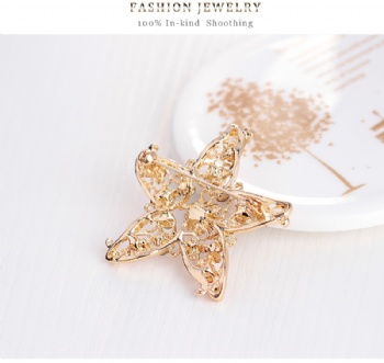 Christmas Gifts Alloy Gold Plated Brooches Pins