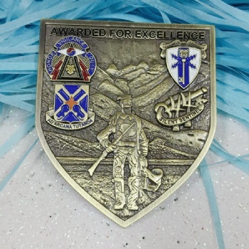 For Excellence Military Challenge Coins