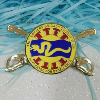 Move Strike Destroy Military Challenge Coins
