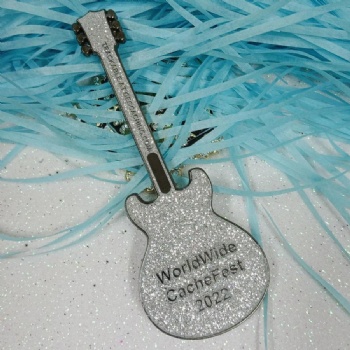 Guitar Glitter Challenge Coins Souvenir Coins
