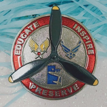 Transparent Enamel 3D Challenge Coins