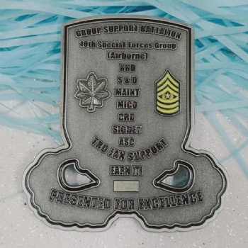 10th Special Forces 3D Challenge Coins Commemorative Coin