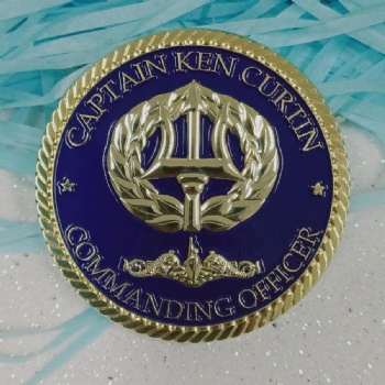 Captain Ken Curtin Custom Navy Challenge Coin