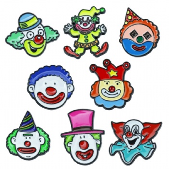 Cartoon Soft Enamel Lapel Pins Clown Enamel Pin