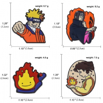 Japanese Anime Soft Enamel Lapel Pins Cartoon Pins