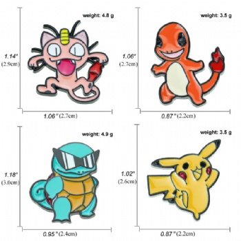 Pokemon Soft Enamel Lapel Pins Anime Pins