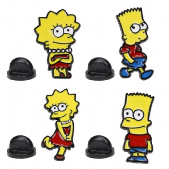 Simpson Cartoon Soft Enamel Lapel Pins