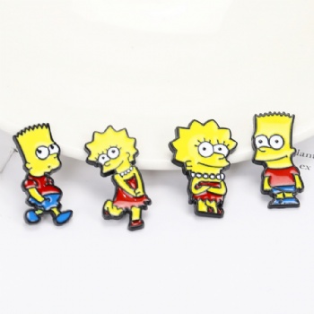 Simpson Cartoon Soft Enamel Lapel Pins