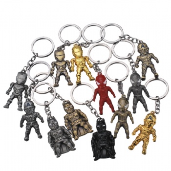 Batman Keychain Spiderman Thanos Metal Keychain