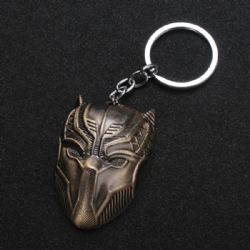 Panther Mask Keychain Captain America Metal Keychain
