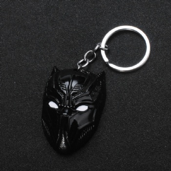 Panther Mask Keychain Captain America Metal Keychain
