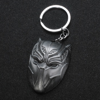 Panther Mask Keychain Captain America Metal Keychain
