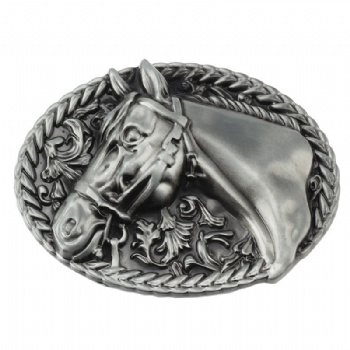 Zinc Alloy Horse Belt Buckle 3D Buckle