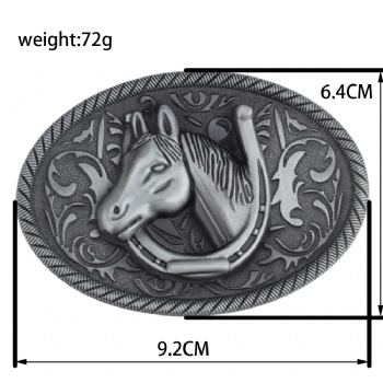 Horse Belt Buckle 3D Buckle Mens Belt Buckles