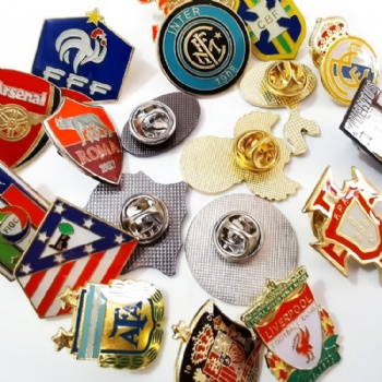 Football Team Soft Enamel Lapel Pins Real Madrid Liverpool AC Milan Chelsea