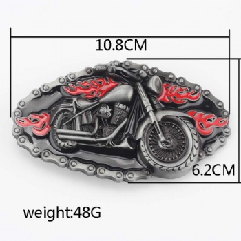 European USA Style Motorcycle Metal Belt Buckle
