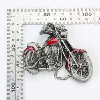 Motorcycle Metal Belt Buckle Custom Zinc Alloy Buckle
