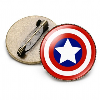 Marvel UV Printing Lapel Pins Metal Badge