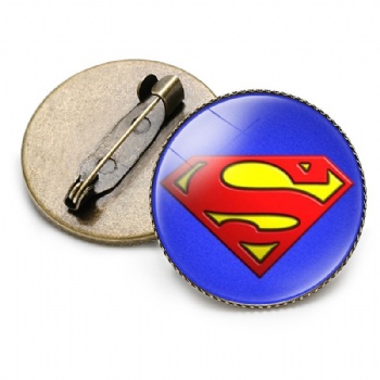 Superman Spiderman Offset Printed Lapel Pins