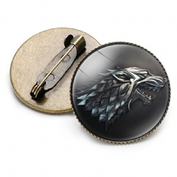 Game of Thrones Printing Lapel Pins Logo Badge