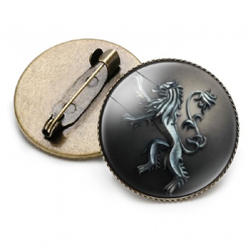 Game of Thrones Printing Lapel Pins Logo Badge